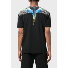 Marcelo Burlon Pamuklu Regular Fit Bisiklet Yaka T Shirt Erkek T Shirt Cmaa018S23Jer0061009