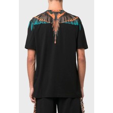 Marcelo Burlon Pamuklu Regular Fit Bisiklet Yaka T Shirt Erkek T Shirt Cmaa018F22Jer0011020