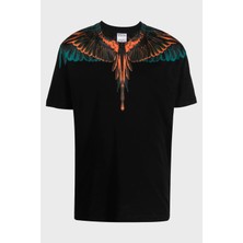 Marcelo Burlon Pamuklu Regular Fit Bisiklet Yaka T Shirt Erkek T Shirt Cmaa018F22Jer0011020