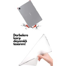 Jolita Samsung Galaxy Tab A9 + Plus 11 Inç Uyumlu Şeffaf Silikon Tablet Kılıfı Kapak X210 X215 X217