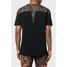 Marcelo Burlon Pamuklu Regular Fit Bisiklet Yaka T Shirt Erkek T Shirt Cmaa018S23Jer0051060