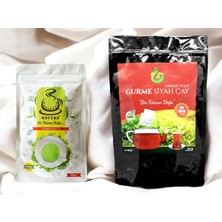 Gurme Siyah Çay Saf Matcha 50 gr + Demlik Poşet Gurme Siyah Çay 250 gr