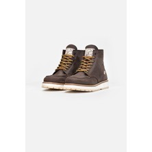 Vaneda Li̇festyle 1106 V-Town Koyu Kahve Deri̇ Bot