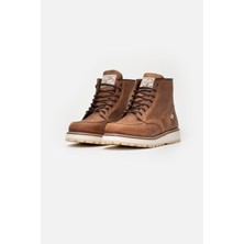 Vaneda Lifestyle 1106 V-Town Kizil Taba Deri̇ Bot
