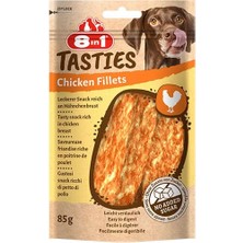 8in1 Tasties Chicken Fillets Tavuk Fileto Köpek Ödül Maması 85 gr