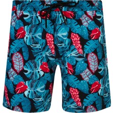 REMSA Erkek Deniz Havuz Şortu Desenli Lauren S251