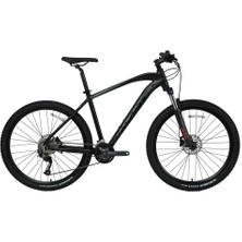 Bisan Mtx 7400 27.5 Hd 17'' 27 Vites Mat Siyah Parlak Siyah Mtb Dağ Bisikleti