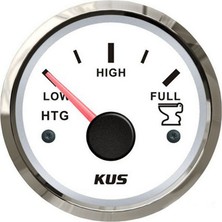 KUS Atık Su Göstergesi Beyaz 240–33 Ohm 12/24V 52mm