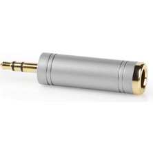 Nedis 3.5 mm Erkek - 6.35 mm Dişi Stereo Altın Kaplama Çevirici Adaptör