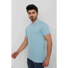 Cazador Caz 4613 Polo Yaka Erkek Yakalı Pike T-Shırt Bulut