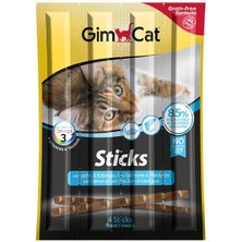 Gimcat Sticks Somon ve Morina Balıklı Kedi Ödül Çubuğu 4 Adet 20 gr