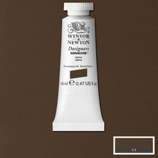 Winsor & Newton Designer's Gouache 14 ml Sepia 609 S.1