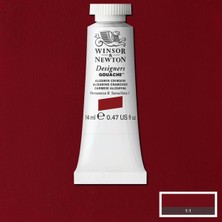 Winsor & Newton Designer's Gouache 14 ml Alizarin Crimson 004 S.1