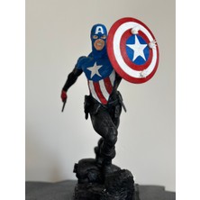 Saranostra Captain America 35 cm Dev Boy Figür Koleksiyon 3D Kaptan Amerika