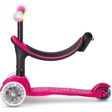 Micro MINI2GROW Deluxe Magic LED 3 Tekerlekli Scooter Pink