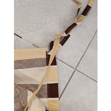 Karmaş Home Balkon Perdesi 1. Sınıf Kalite Kahve/krem