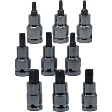 Jehati Torx Lokma Seti 1/2 9 Parça Profesyoenel Torx Lokma Seti 1/2