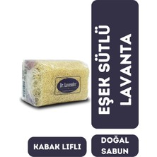 Dr. Lavender Kabak Lifli Eşek Sütlü ve Lavantalı Doğal Sabun 130 Gr. Peeling Etkili