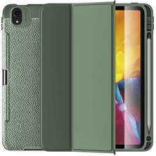 Five-E Apple iPad Air 5. Nesil 10.9 Inc Yatay Standlı Kalemlikli Uyku Modlu Leather Smart Kılıf A2588 A2589 A2591