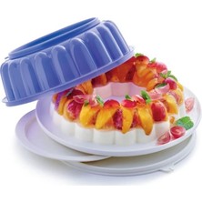 Tupperware Prenses Tacı Tatlı Şekillendirici Mor Beyaz