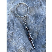 Herşey Nota Şimşek Anahtarlık ve Çanta Süsü 3 Boyutlu