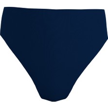 Tommy Hilfiger Lacivert Kadın Bikini Alt Cheeky Hıgh Waıst Bı, Dw5 UW0UW0530