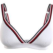 Tommy Hilfiger Beyaz Kadın Bikini Üst Trıangle Rp, Ycf UW0UW05290YCF