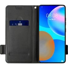 Seashell Digital Samsung Galaxy S24+ Için Flip Standlı Telefon Kapağı Darbeye Dayanıklı Kart Yuvası Pu Deri Telefon Kılıfı-Mavi (Yurt Dışından)