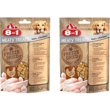 8in1 Freeze Dried Tavuklu Köpek Ödülü 50 gr. x 2 Adet