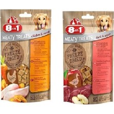 8in1 Freeze Dried 2 Çeşit Karma Köpek Ödülü 50 gr. x 2 Adet
