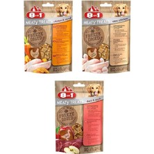 8in1 Freeze Dried 3 Çeşit Karma Köpek Ödülü 50 gr. x 3 Adet