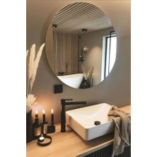 Cg Home Yuvarlak Dekoratif/ Banyo/Konsol Aynası