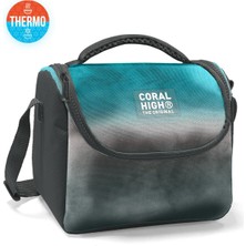 Coral High Kids Turkuaz Gri Batik Thermo Beslenme Çantası 11768