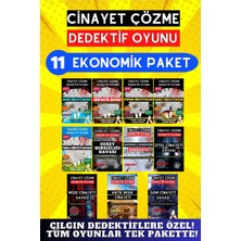 Gamebulance 11'li Paket Cinayet Çözme - Ekonomik Paket Dedektif Oyunu - Çözülmeyen Davalar - Katil Kim Oyunu