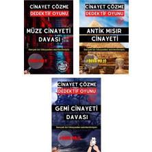 Gamebulance 11'li Paket Cinayet Çözme - Ekonomik Paket Dedektif Oyunu - Çözülmeyen Davalar - Katil Kim Oyunu