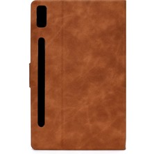 YKD Store Lenovo Sekmesi Için Cowhide Doku Pu Deri Kılıf P11 Pro Gen 2 (Yurt Dışından)