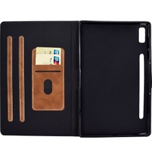 YKD Store Lenovo Sekmesi Için Cowhide Doku Pu Deri Kılıf P11 Pro Gen 2 (Yurt Dışından)