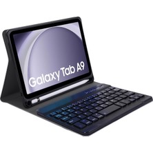 YKD Store Samsung Galaxy Tab A9 X110/X115 Için Klavye Pu Kılıf (Yurt Dışından)