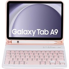 YKD Store Samsung Galaxy Tab A9 X110/X115 Için Klavye Pu Kılıf (Yurt Dışından)