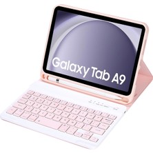 YKD Store Samsung Galaxy Tab A9 X110/X115 Için Klavye Pu Kılıf (Yurt Dışından)