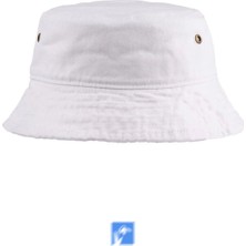 Kardelen Butik Denizli %100 Pamuk Çocuklar Için Balıkçı Şapkası  ( 4-8 Yaş ) ( Size 52 )