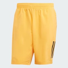 Adidas IP1889 - 9 Club 3-Stripes Tenis Shorts Erkek Sarı Şort