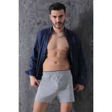 Elit Zümrüt Erkek Pamuklu Havlu Bel Boxer 6'lı Adet