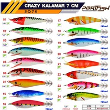 Port Fish Crazy Kalamar Zokası 7 cm - #22