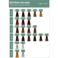 Botego Milano Organica Krem Boya 7.66 Yoğun Kızıl Kumral 100 Ml