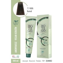 Botego Milano Organica Krem Boya 7.1 Küllü Kumral 100 Ml