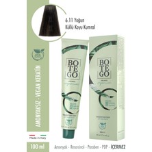 Botego Milano Organica Krem Boya 6.11 Yoğun Küllü Koyu Kumral 100 Ml