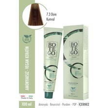 Botego Milano Organica Krem Boya 7.3 Dore Kumral 100 Ml