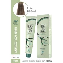 Botego Milano Organica Krem Boya 8.1 Açık Küllü Kumral 100 Ml