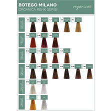 Botego Milano Organica Krem Boya 9.1 Çok Açık Küllü Kumral 100 Ml